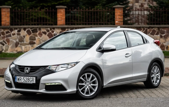 Honda Civic cena 41900 przebieg: 170000, rok produkcji 2014 z Płoty małe 436